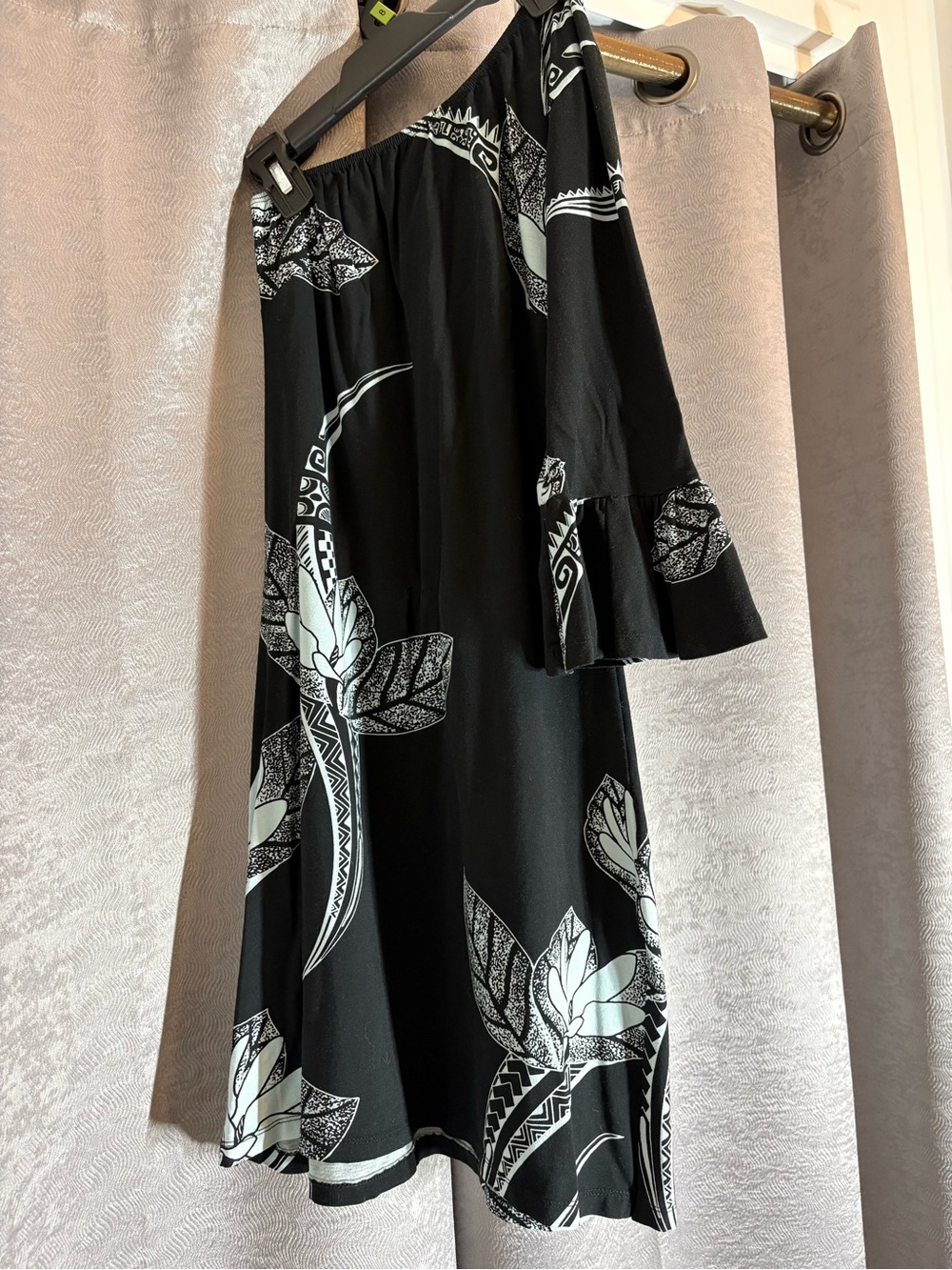 Wahine Toa One Shoulder Mini Dress